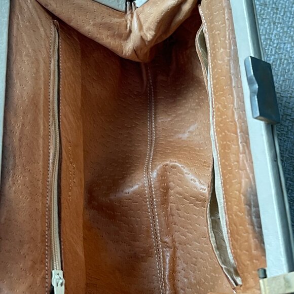 Bernard Nerson Paris crossbody bag David's Palm Beach made in France Milk color - Picture 9 of 9